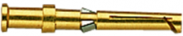 Receptacle, 0.75 mm², AWG 18, crimp connection, gold-plated, 09150006225