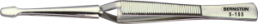 Cross tweezers, uninsulated, steel, 160 mm, 5-155