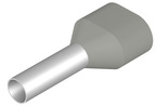 Insulated Wire end ferrule, 4.0 mm², 22 mm/12 mm long, gray, 9004730000