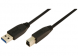 USB 3.0 Adapter cable, USB plug type A to USB plug type B, 1 m, black