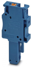 Plug, push-in connection, 0.2-6.0 mm², 1 pole, 32 A, 8 kV, blue, 3211951