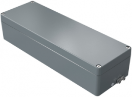 Aluminum EX enclosure, (L x W x H) 360 x 120 x 81 mm, gray (RAL 7001), IP66, 251236080