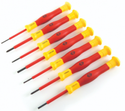 VDE screwdriver kit, PH0, PH00, 1.5 mm, 1.8 mm, 2 mm, 2.5 mm, 3 mm, Phillips/slotted, T4897