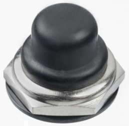 Sealing cap, (W x H) 17 x 12.8 mm, black, for toggle switch, N36211005