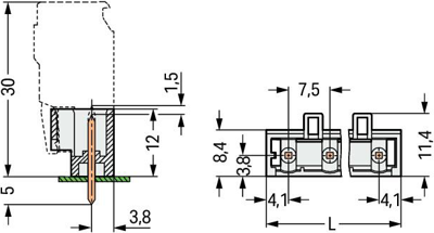 721-239/001-000 WAGO PCB Connection Systems Image 2