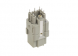 Socket contact insert, 3A, 7 pole, unequipped, crimp connection, with PE contact, 09120073101