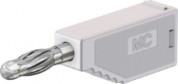 4 mm plug, solder connection, 2.5 mm², white, 22.2632-29