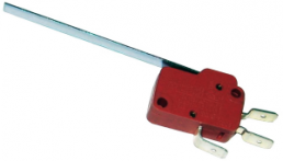 Miniature snap-action switche, On-On, plug-in connection, hinge lever, 0.3-0.55 N, 10 (4) A/400 VAC
