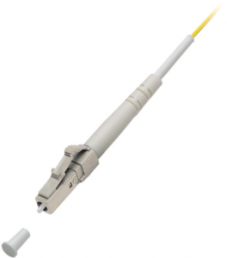 Fiber pigtail, LC to open end, 2 m, OM4, multimode 50/125 µm
