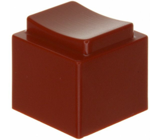Cap 14.9 x 14.9 mm, red, for tactile switch Unimec