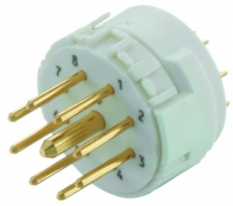 Plug contact insert, 8 pole, solder cup, straight, 09151092602