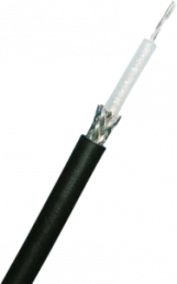 Coaxial cable, 50 Ω, RG58, black
