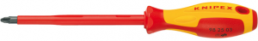 VDE screwdriver, PZ1, Pozidriv, BL 80 mm, L 187 mm, 98 25 01