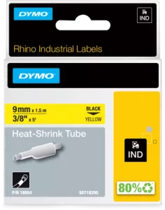 18054 DYMO Heat shrinkable tubing Marking