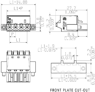 1013060000 Weidmüller PCB Connection Systems Image 3