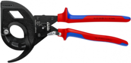 Cable Cutter (ratchet principle, 3-stage) with multi-component grips 320 mm