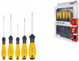 ESD screwdriver kit, PH0, PH1, PH2, 3 mm, 4 mm, Phillips/slotted, 27252