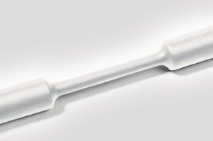 Heatshrink tubing, 2:1, (12.7/6.4 mm), polyolefine, cross-linked, white