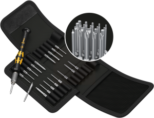 ESD screwdriver kit, different sizes, Phillips/Pozidriv/slotted/hexagon/TORX, 05073671001