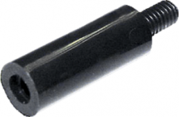 Spacer bolt, External/Internal Thread, M4/M4, 15 mm, nylon