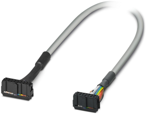 Connecting line, 8 m, IDC/FLK socket connector angled to IDC/FLK socket connector angled, 0.129 mm², AWG 26, 2293925