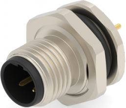 Circular connector, 3 pole, solder connection, straight, T4140412031-000