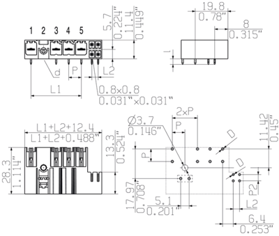 1156820000 Weidmüller PCB Connection Systems Image 3