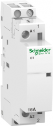 Installation contactor, 1 pole, 16 A, 250 VAC, 1 Form A (N/O), coil 220 VAC, A9C22511