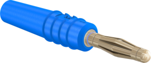 2 mm plug, solder connection, 0.5 mm², blue, 22.2618-23