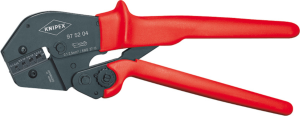 Crimping pliers for non-insulated connector, 0.1-2.5 mm², AWG 26-14, Knipex, 97 52 04