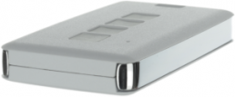 ABS remote control enclosure, (L x W x H) 71.5 x 39.3 x 11.5 mm, white (RAL 9002), 13124.47
