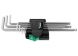 Pin wrench kit, 1.5 mm, 2 mm, 2.5 mm, 3 mm, 4 mm, 5 mm, 6 mm, hexagon, L 180 mm