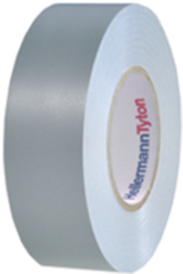 Insulation tape, 19 x 0.18 mm, PVC, gray, 20 m, 710-10609