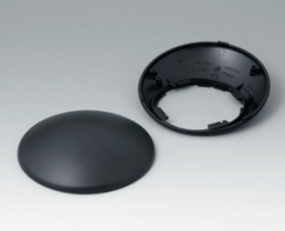 ABS enclosure, (W x H) 42.83 x 41 mm, black (RAL 9005), B5010309
