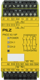 Monitoring relays, safety switching device, 3 Form A (N/O) + 1 Form B (N/C), 8 A, 24 V (DC), 24 V (AC), 777314
