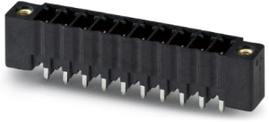 Pin header, 16 pole, pitch 3.81 mm, straight, black, 1829001