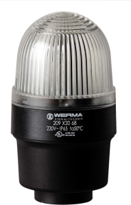 Flashing lamp, Ø 58 mm, 115 VAC, IP65