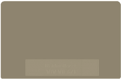 1068400000 Weidmüller Terminals Accessories