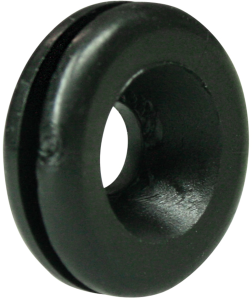 Grommet, cabel-Ø 5 mm, PVC, black