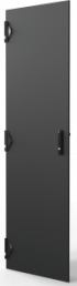 Varistar CP Steel Door, Plain With 3-Point Locking, RAL 7021, 38 U, 1800H, 600W, IP20