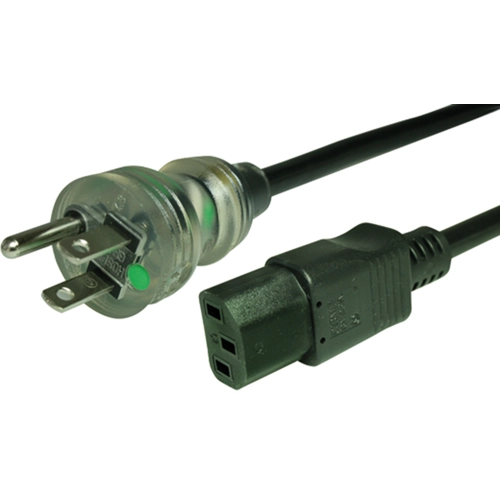 HG/TR-SJT3X16AWG-C13M/3,05M SW9005 FELLER Power Cords
