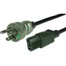 HG/TR-SJT3X16AWG-C13M/3,05M SW9005 FELLER Power Cords