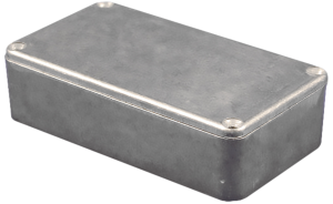 Aluminum die cast enclosure, (L x W x H) 100 x 50 x 31 mm, black (RAL 9005), IP54, 1590G2BK