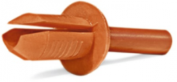 Wiring duct rivet for cable duct, orange, 181-42500