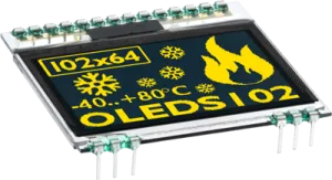EA OLEDS102-6LGA DISPLAY VISIONS OLED Displays