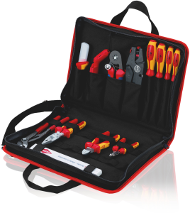 KNIPEX 00 21 11 Tool Bag "Compact" Electric 14 piece