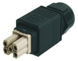 Connector kit, 5 pole + PE , IP65/IP67, 09352310421