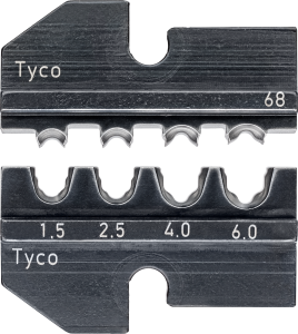 Crimping die for solar connectors, 1.5-6 mm², AWG 16-10, 97 49 68