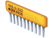 Resistor network, SIP-10, 1.2 kΩ, 300 mW, ±2 %, 5 resistors, 4610X-102-122LF