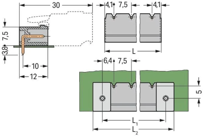 231-840/001-000 WAGO PCB Connection Systems Image 2